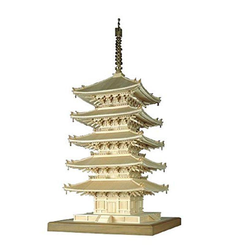 大きい割引 ウッディジョー 75 興福寺 五重塔 木製模型 組立キット