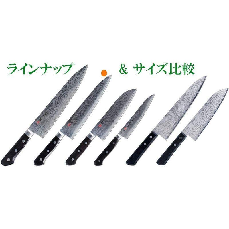 関兼常 黒合板柄ダマスカス鋼包丁 33層 牛刀 210mm KC-102 並行輸入品