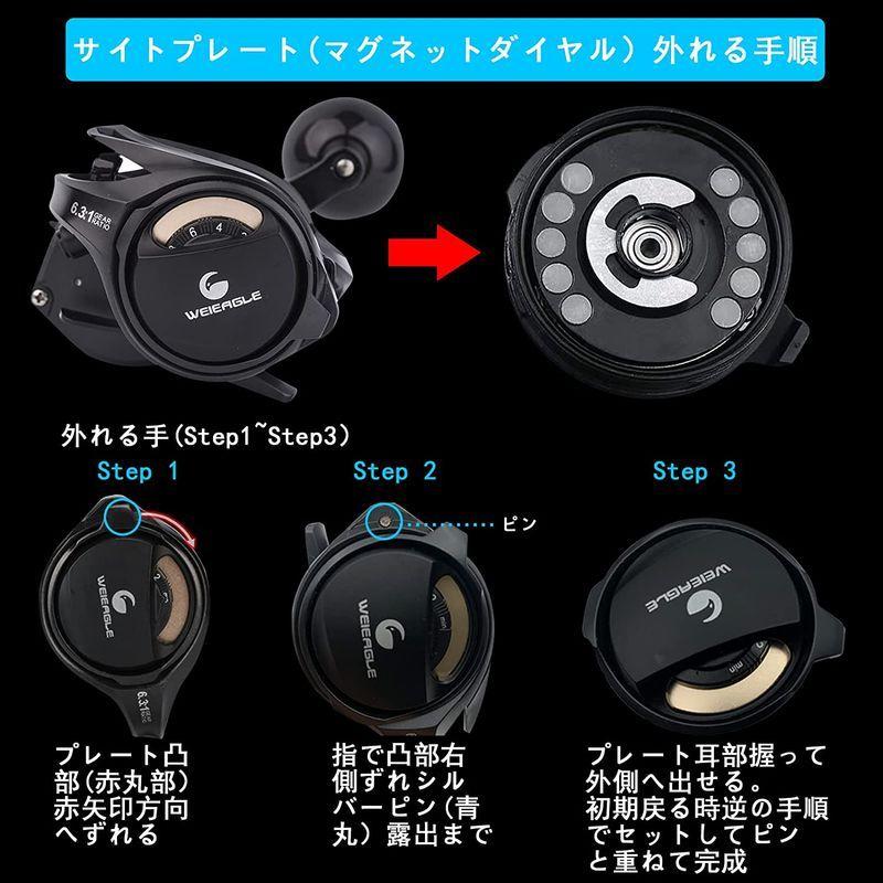 買取格安 Zjiancベイトリール 海釣り 淡水釣り ハイギア6 3 軽量化 ライトジギングリール スロージギング シングル ダブルハンドル両方付け 直営通販サイト Pp We Act Fr