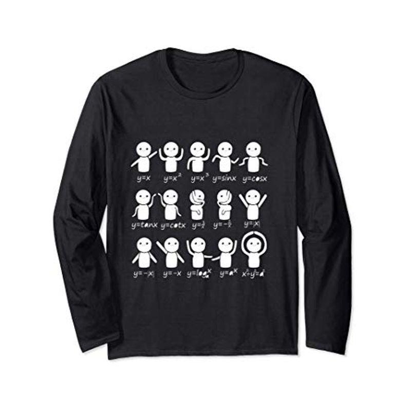 面白い数学の贈り物代数ダンスおかしい関数グラフ図科学数学方程式 長袖tシャツ ギルドショップ 通販 Yahoo ショッピング