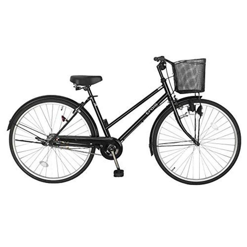 poode 自転車 黒 赤 27インチ