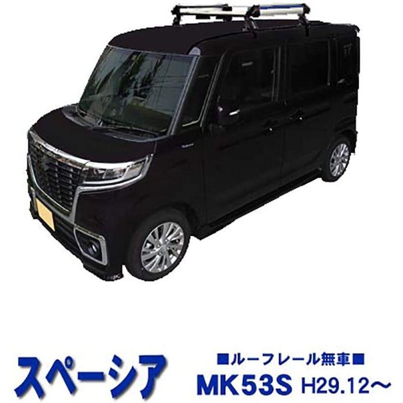 休み 高耐久 ルーフキャリア スズキ HE22C4 ショート ルーフレール無車及び雨ドイ無車 4本脚 30kg スペーシア MK53S ルーフボックス、 キャリア THULE ミニ MINIクラブマン (F54)ルーフレールなし 15〜 ルーフキャリア取付1台分セット TH7105 TH7112 THKIT5006