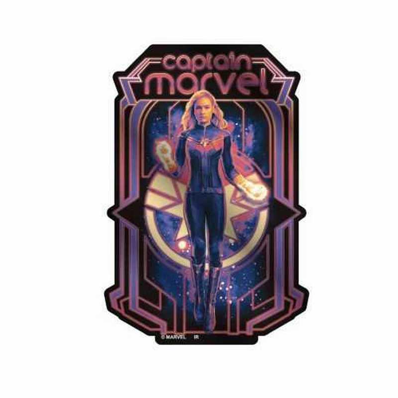 マーベルズ/IS989 メタリックステッカー(CAPTAIN MARVEL) | MARVEL