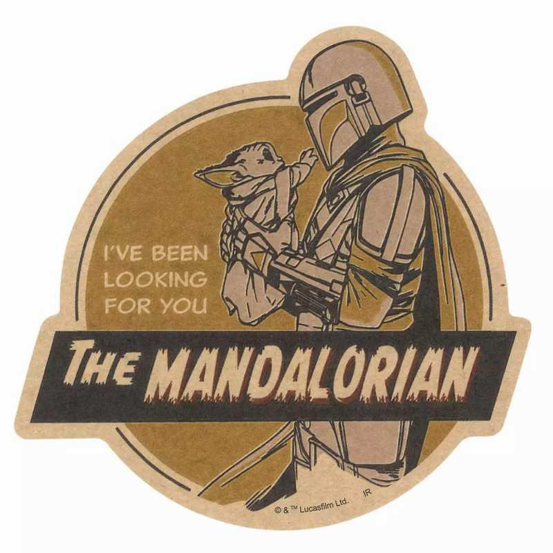STAR WARS ザ・マンダロリアン/IS1032 クラフトステッカーB | ブランド登録なし