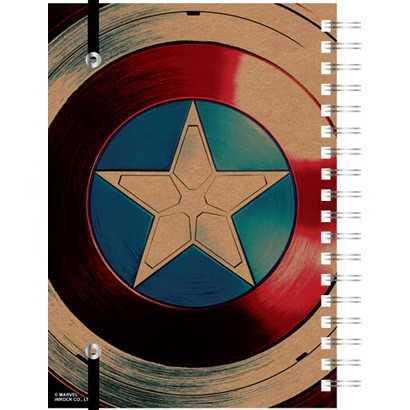 キャプテン・アメリカ：ブレイブ・ニュー・ワールド/IG4517 ゴムバンド付きリングノート | MARVEL | 01