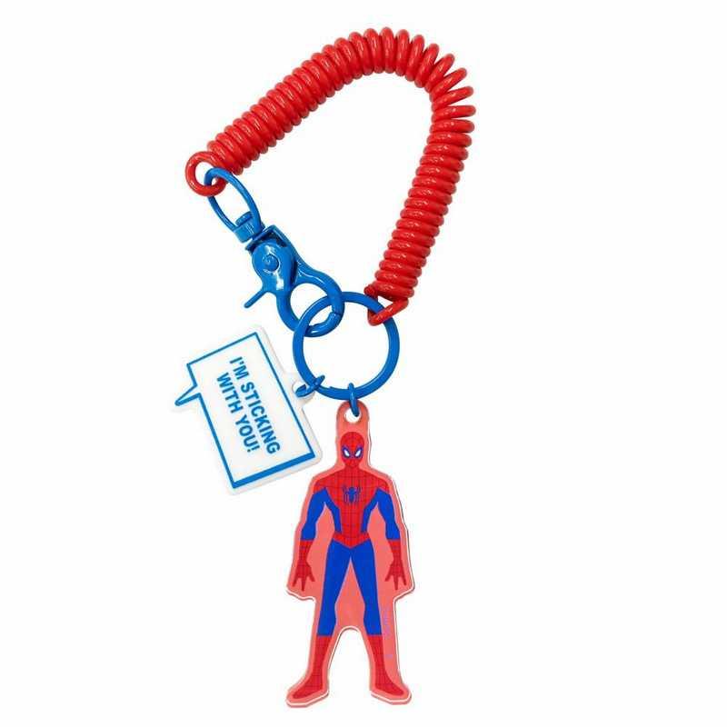 MARVEL POP ICON/IKE476 コイルキーホルダー（スパイダーマン） | MARVEL