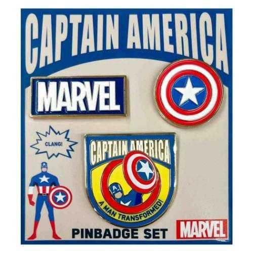 MARVEL POP ICON/IBA48 ピンバッジセット（キャプテン・アメリカ） | MARVEL
