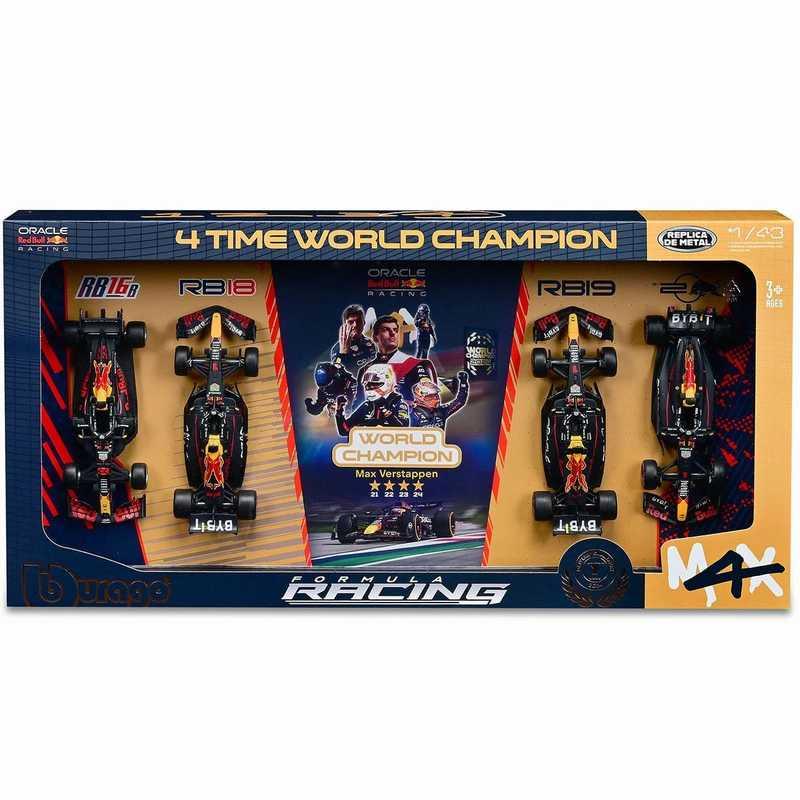 F1/フォーミュラ1 1：43スケール ダイキャストミニカー/オラクル・レッドブル 4タイム ワールドチャンピオン記念 4台セット | ブランド登録なし