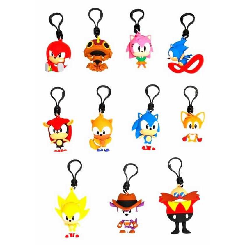 3Dフォーム フィギュア バッグクリップ キーホルダー/ソニック・ザ・ヘッジホッグ シリーズ4 （ブラインドパックのため、個別の指定不可） | ブランド登録なし | 01