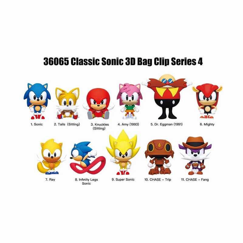 3Dフォーム フィギュア バッグクリップ キーホルダー/ソニック・ザ・ヘッジホッグ シリーズ4 （ブラインドパックのため、個別の指定不可） | ブランド登録なし | 02