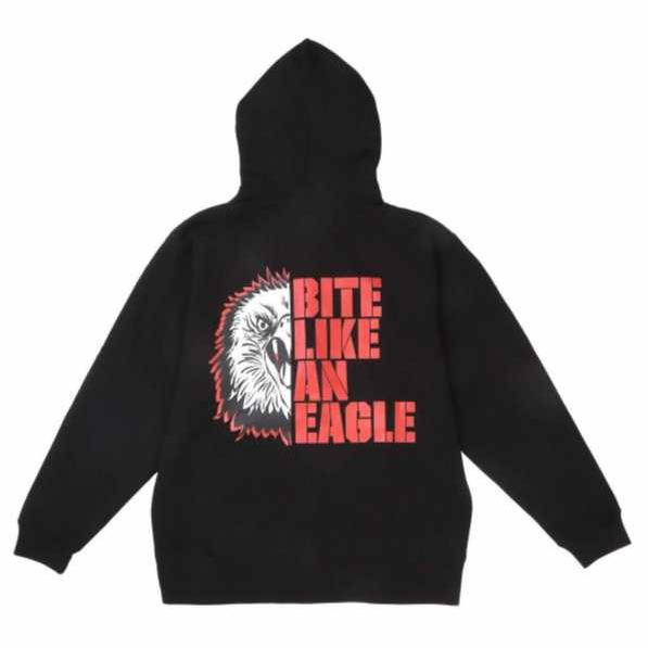 『コブラ会』BITE LIKE AN EAGLE パーカー (BLACK) / サイズ：L /イーグルファング / SWCB-APK07 | ブランド登録なし | 01