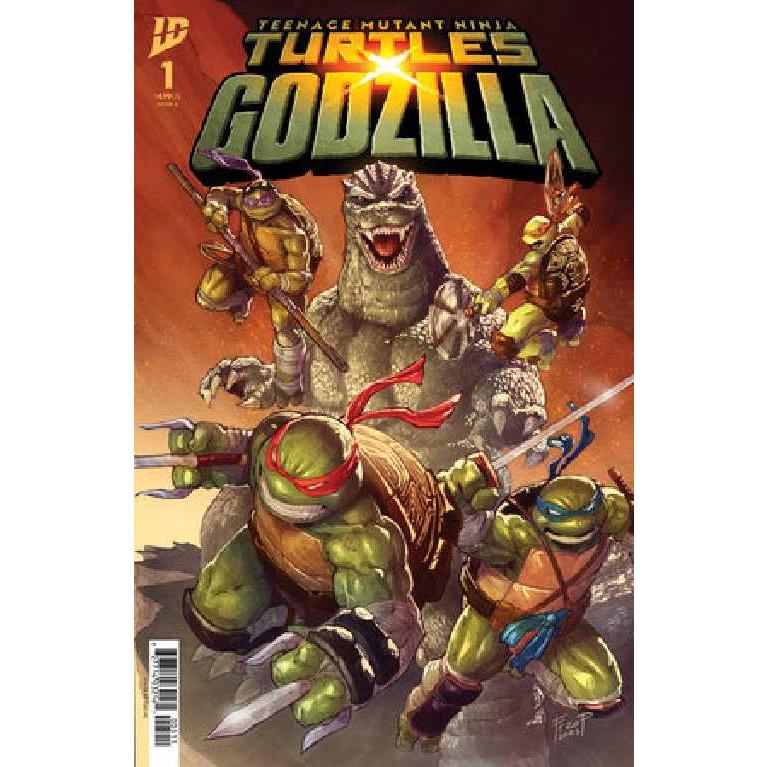 アメコミ ja1n TEENAGE MUTANT NINJA TURTLES X GODZILLA #1＜Aカバー＞ : アメコミ