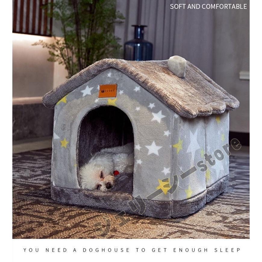 猫ハウス 猫用ベッド ペットベッド 犬 猫 冬 犬小屋 可愛い 柔らか 水洗え 滑り止め ドーム型猫ハウス 多機能 保温 防寒 ペット用品 Andy92 ジェリーシー 通販 Yahoo ショッピング