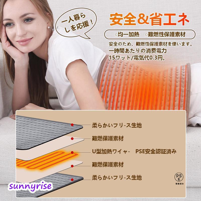 40x7643x84cm 電気毛布 ホットマット ホットカーペット 加熱パッド
