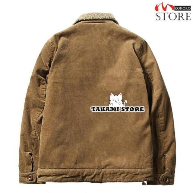 ボアジャケット ブルゾン コールテンジャケット メンズ 秋 アウター 保温 コート カジュアル 裏ボア ポケット付き 防寒服 ボアジャケット ブルゾン コールテンジャケット メンズ 秋 アウター