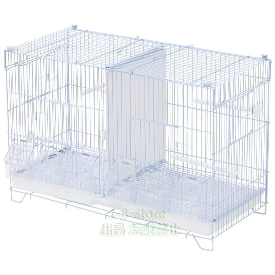 仕切り付き鳥かご　多頭飼い用バードゲージ Amazon | iimono117 鳥かご バードゲージ 仕切り 付き (高さ40×幅59