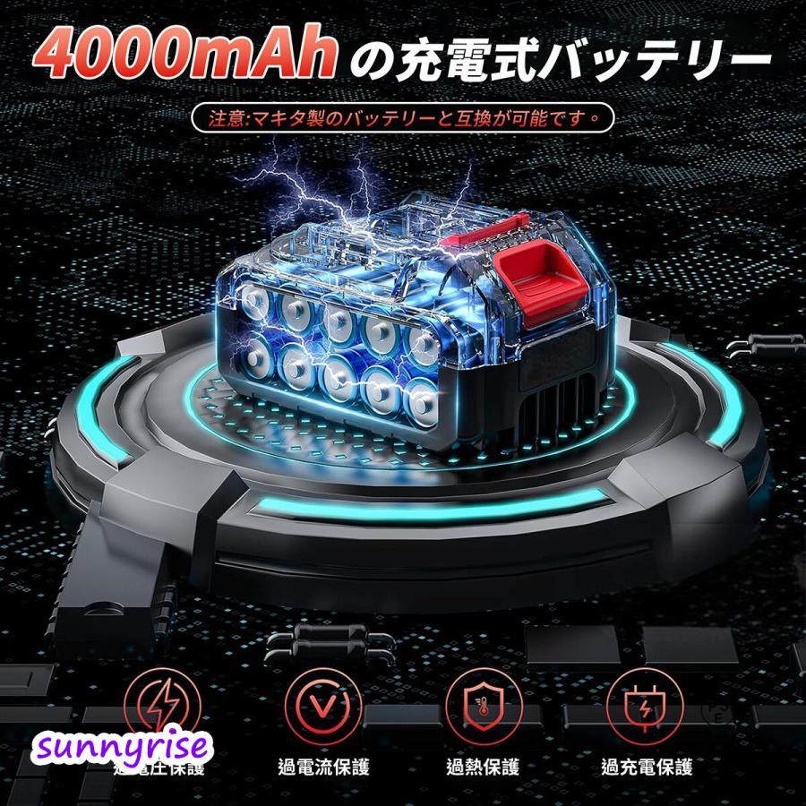 インパクトレンチ 超強力トルク 800N.m 21V充電式 無段変速 過熱保護 