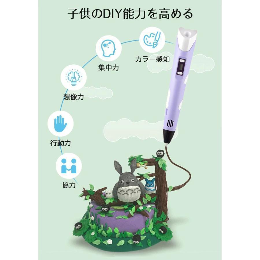 3Dペン 立体絵画 メント 5m×10色 3Dアートペン DIY 手作り 想像力 創造