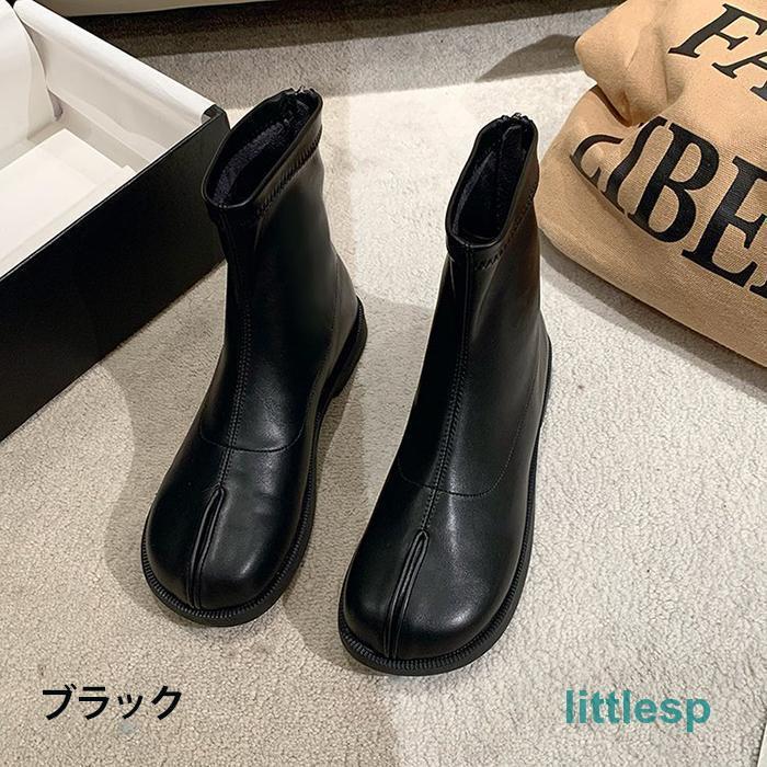 足袋ブーツ レディース シューズ ショートブーツ タビブーツ 足袋 2cm