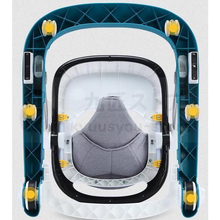 歩行器 ベビーウォーカー 2way 手押し車 安全ストッパー付き 子供用ウォーカー 子育てウォーカー 赤ちゃん キッズ ベビーカー ウォーキング練習の画像