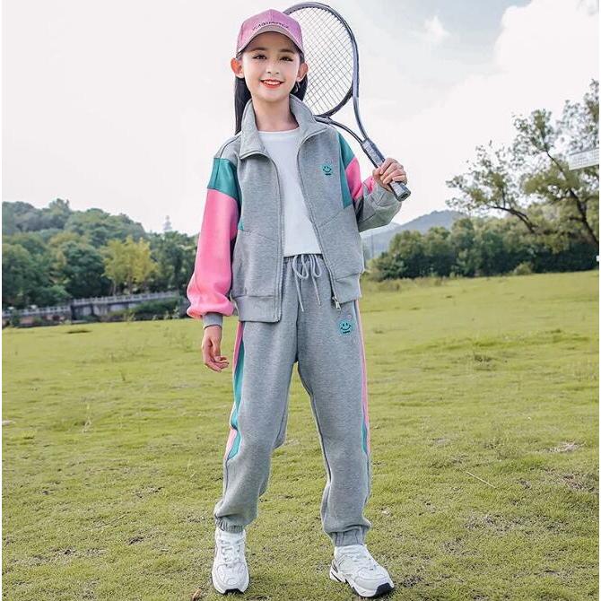 ジャージ キッズ 女の子 上下 長袖 春秋 子供服 セットアップ パーカー