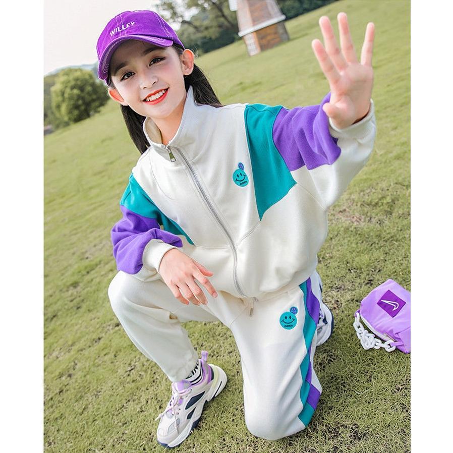 ジャージ キッズ 女の子 上下 長袖 春秋 子供服 セットアップ パーカー
