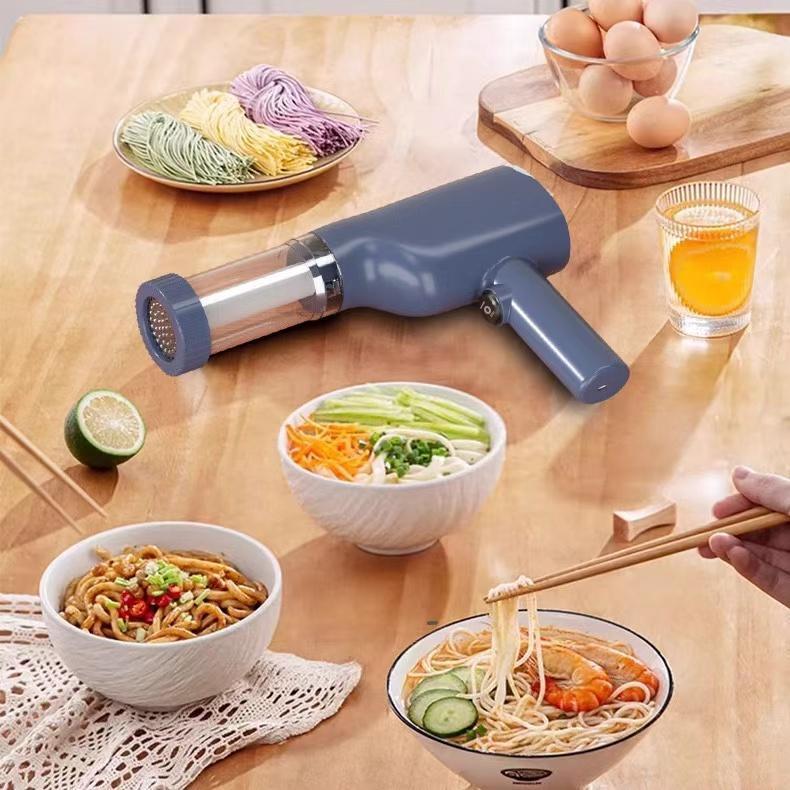 電動絞り機 6種類の麺金型 手持ち式自動製麺機 電動製麺機 しぼり器
