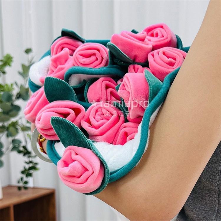 Rady フラワーブーケ フラワー 毛布 ダブル 新品 花束ブランケット 花束 毛布 フラワーギフト フランネル ブーケ