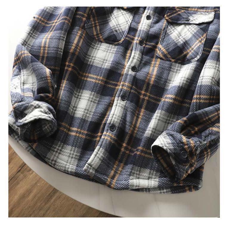 チェックシャツ メンズ ネルシャツ 裏起毛 厚手 超厚手 チェック