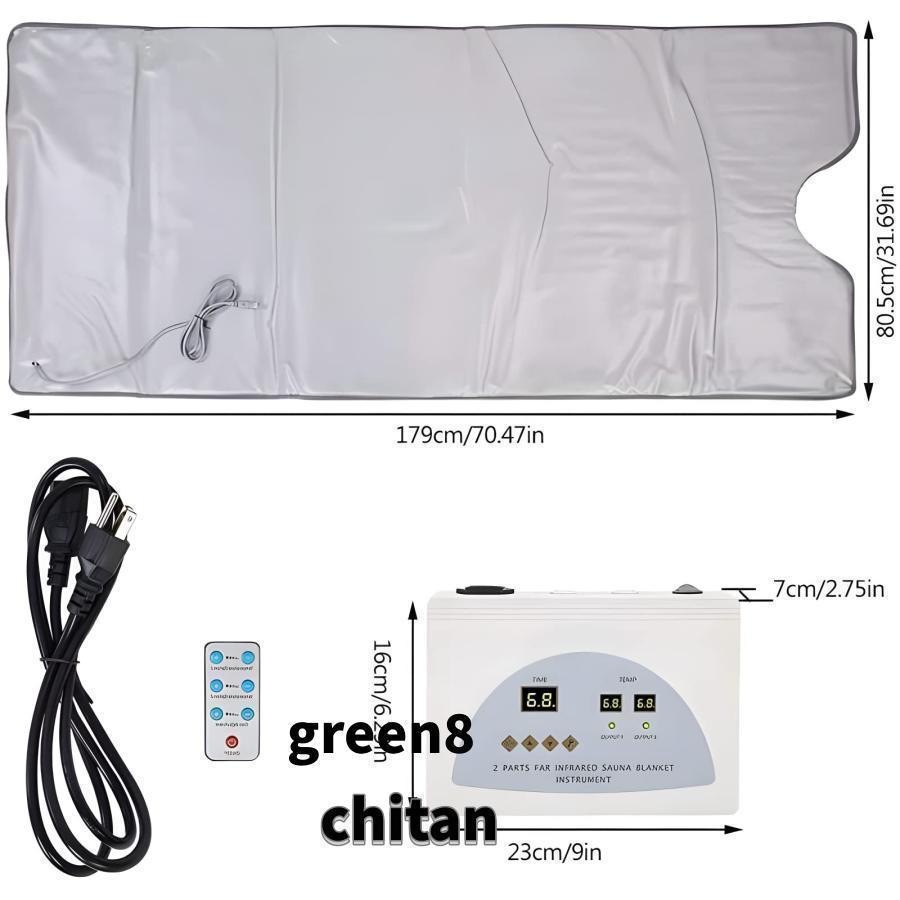 遠赤外線ヒートマット 発汗ラップ ダイエットラップ 自宅サウナ 一人用