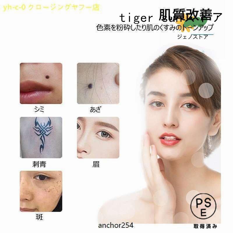家庭用美顔器 ピコ秒光ケア 青色レーザー 赤色レーザー 毛穴・肌トーン
