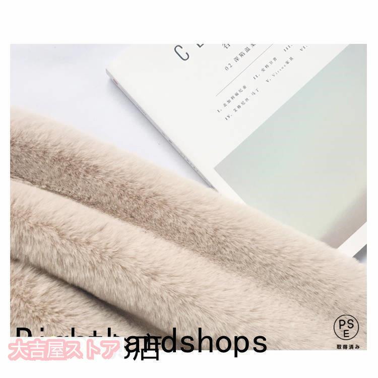 ファーコート ミンクカシミアコート フード付き レディース 冬 40代