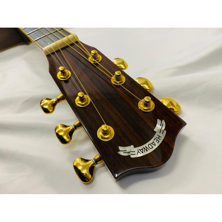 HEADWAY HD-MIKI CUSTOM ヘッドウェイ 限定モデル エレアコ アコースティックギター オール単板 百瀬氏製作 直筆サイン入り 2006年製 HGの画像