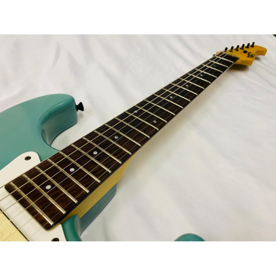 Moon SST-176B(3X) SG/R BK ムーン ストラトタイプ サーフグリーン