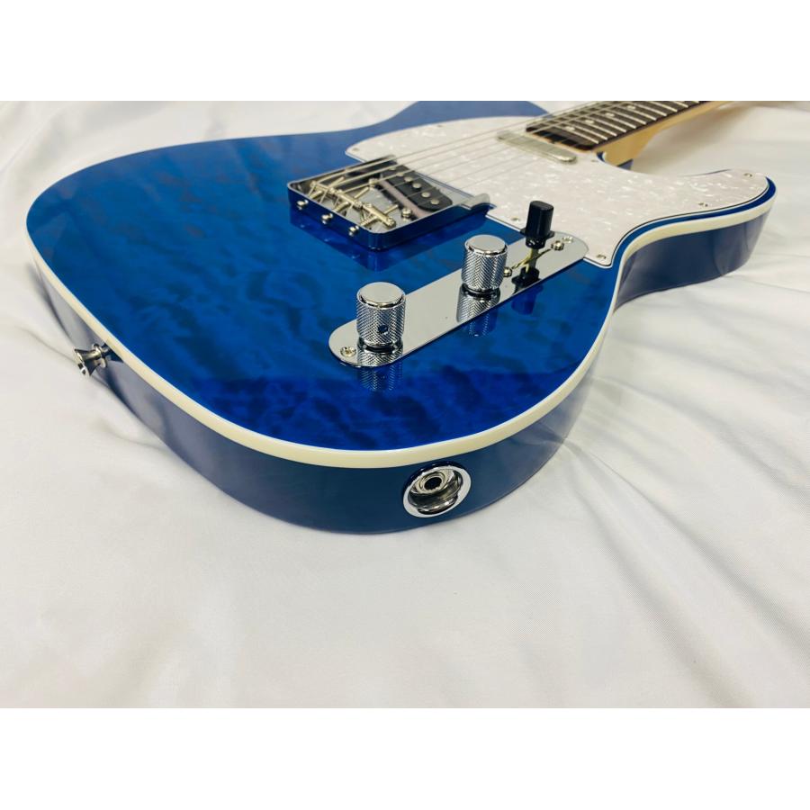 Fender ISHIBASHI FSR MIJ Traditional 60s Custom TL Quilted Maple Ash Back Translucent Blue フェンダー ジャパン テレキャスターの画像