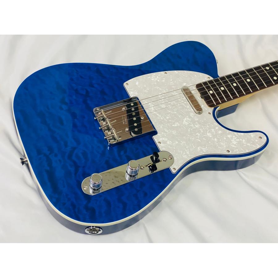 Fender ISHIBASHI FSR MIJ Traditional 60s Custom TL Quilted Maple Ash Back Translucent Blue フェンダー ジャパン テレキャスターの画像