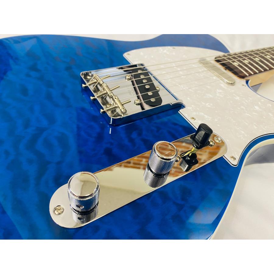 Fender ISHIBASHI FSR MIJ Traditional 60s Custom TL Quilted Maple Ash Back Translucent Blue フェンダー ジャパン テレキャスターの画像