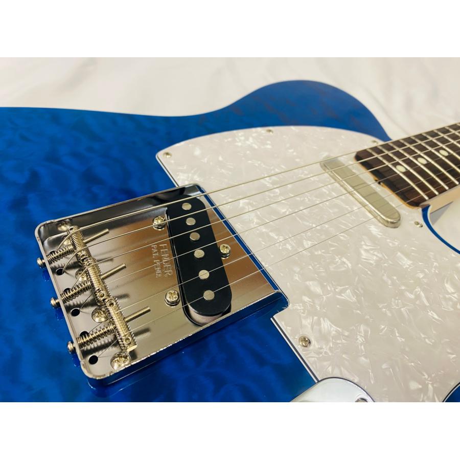 Fender ISHIBASHI FSR MIJ Traditional 60s Custom TL Quilted Maple Ash Back Translucent Blue フェンダー ジャパン テレキャスターの画像