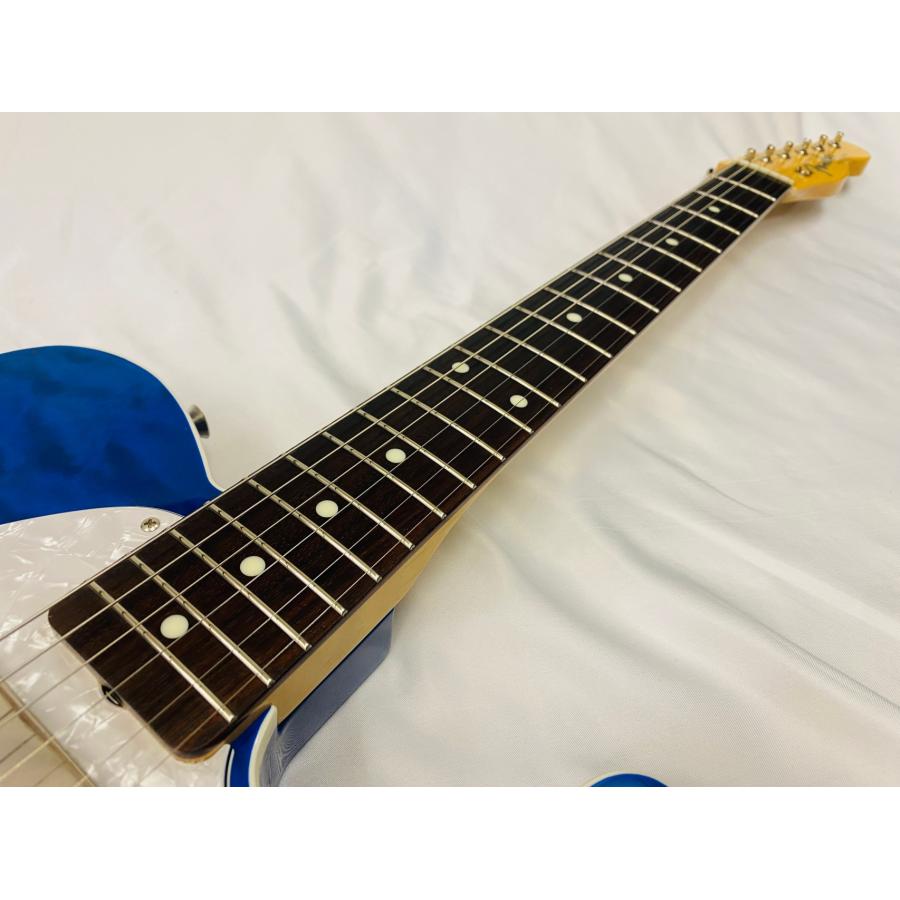 Fender ISHIBASHI FSR MIJ Traditional 60s Custom TL Quilted Maple Ash Back Translucent Blue フェンダー ジャパン テレキャスターの画像