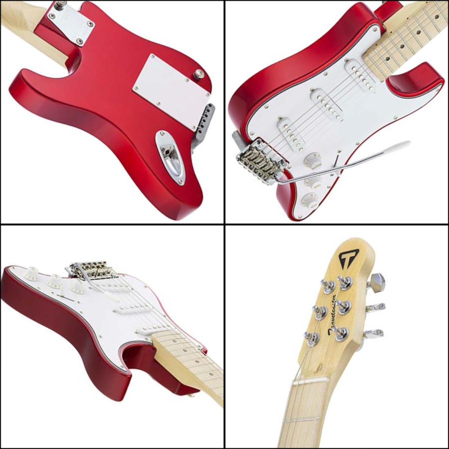 Traveler Guitar Travelcaster Deluxe Candy Apple Red《エレキギター