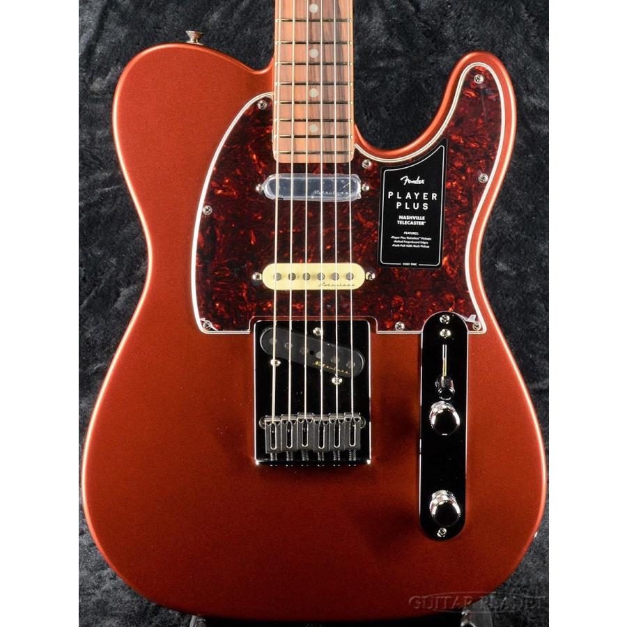 現品発送 Fender Mexico Player Plus Nashville Telecaster -Aged Candy Apple Red / Pau Ferro-《エレキギター》 【KUE1755324615】(61952円)