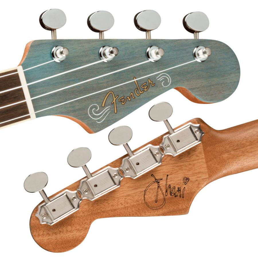Fender Dhani Harrison Ukulele Turquoise│ テナーウクレレ《ウクレレ》 0971752197