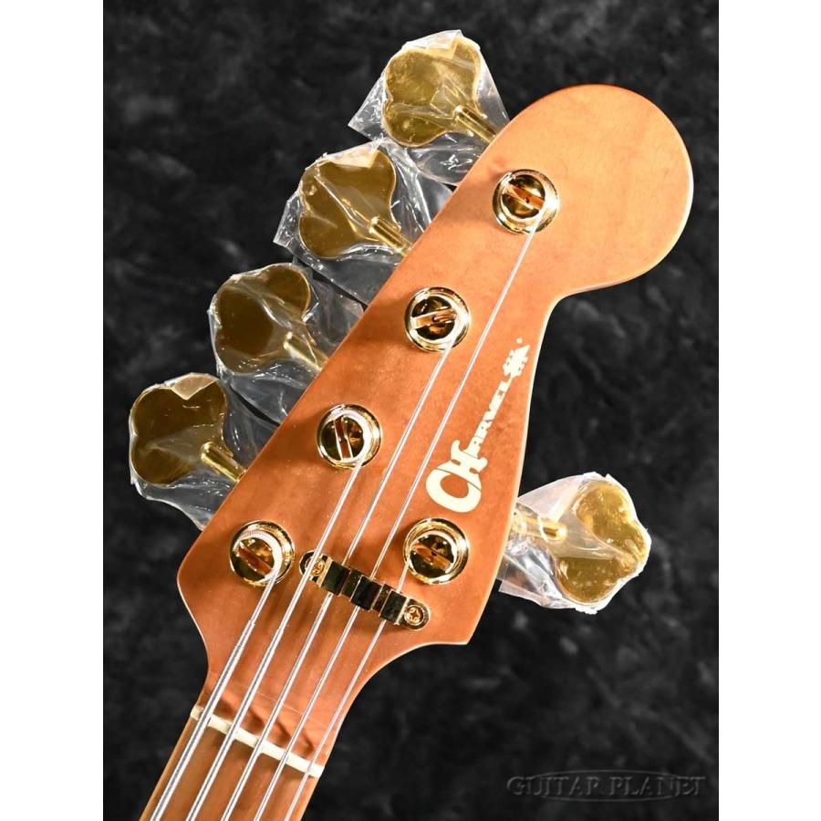 Charvel Pro-Mod San Dimas Bass JJ V Caramelized -Lambo Green