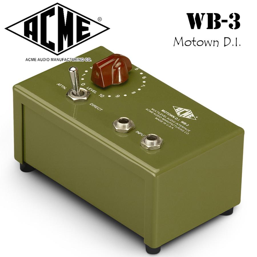 Acme Audio Motown D.I. WB-3 │ ベース用ダイレクトボックス