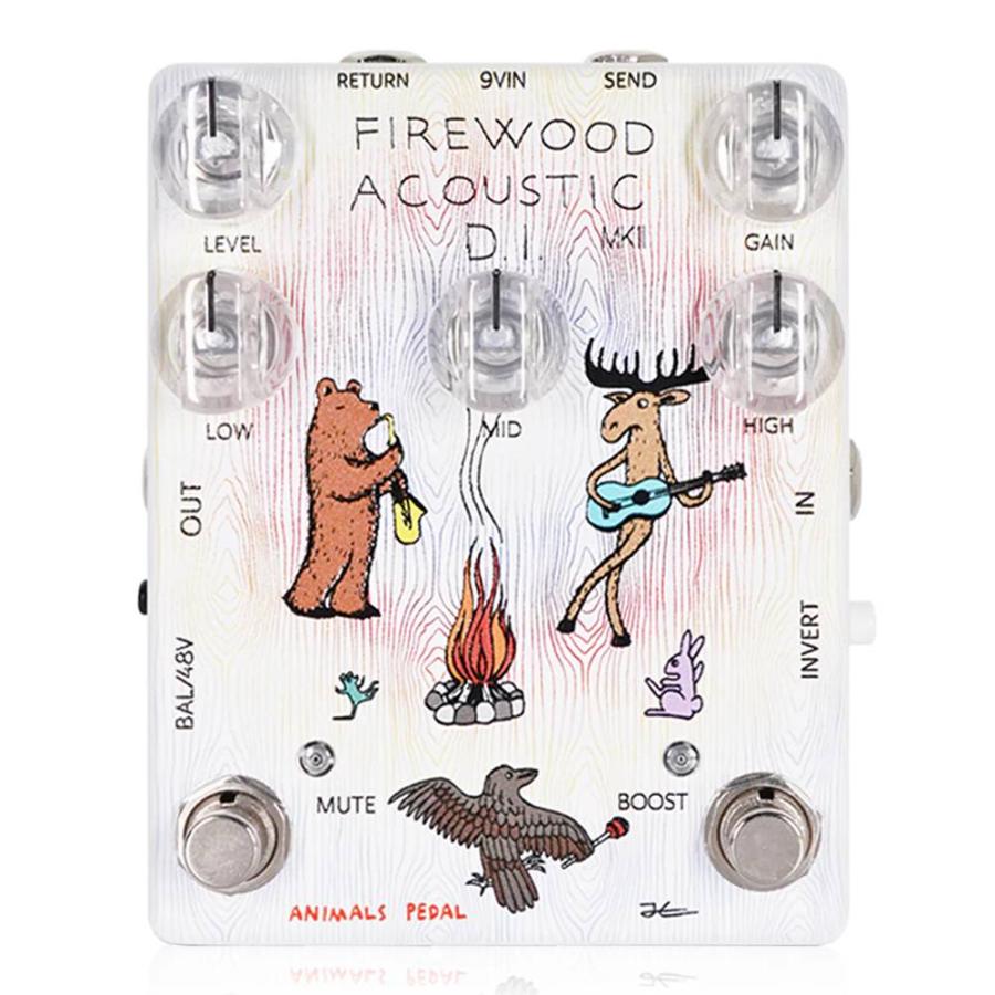 Animals Pedal Firewood Acoustic D.I. MKII【アコギ用イコライザー/DI