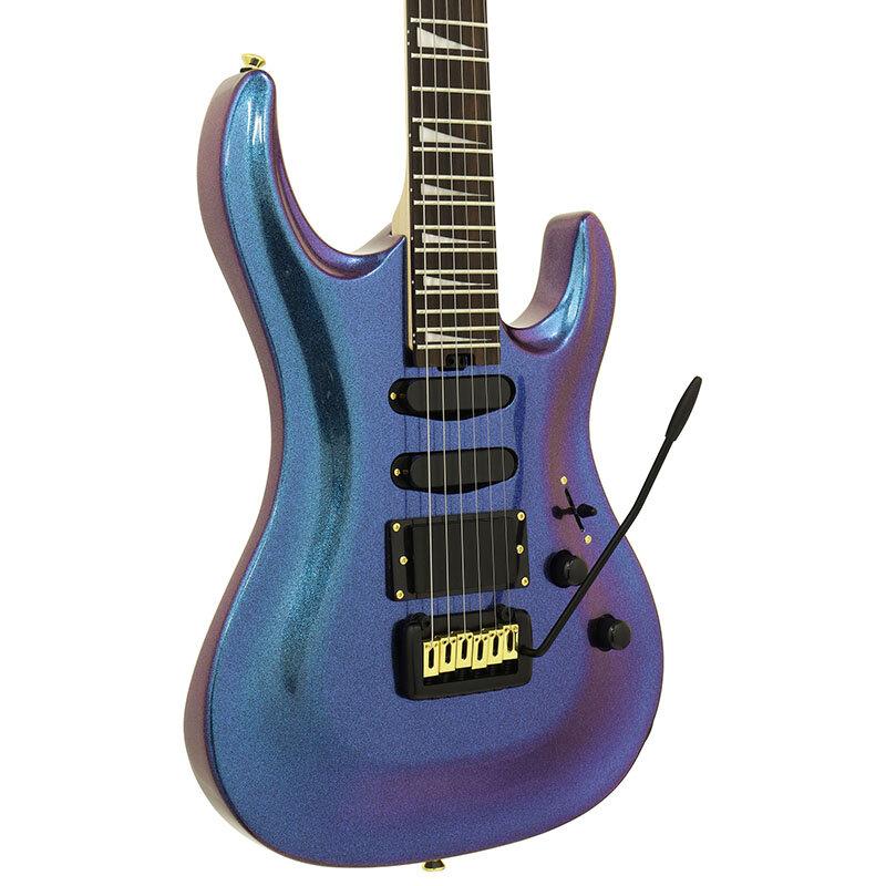 限定カラー!!】Aria Pro II MAC-CC BLPP(Blue/Purple)《エレキギター