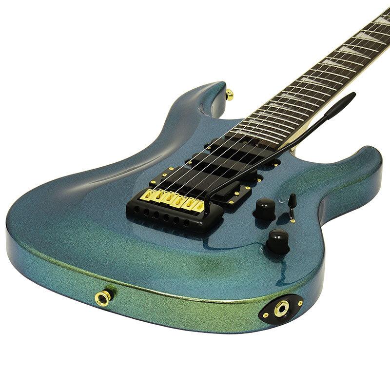 限定カラー!!】Aria Pro II MAC-CC GRBL(Green/Blue)《エレキギター