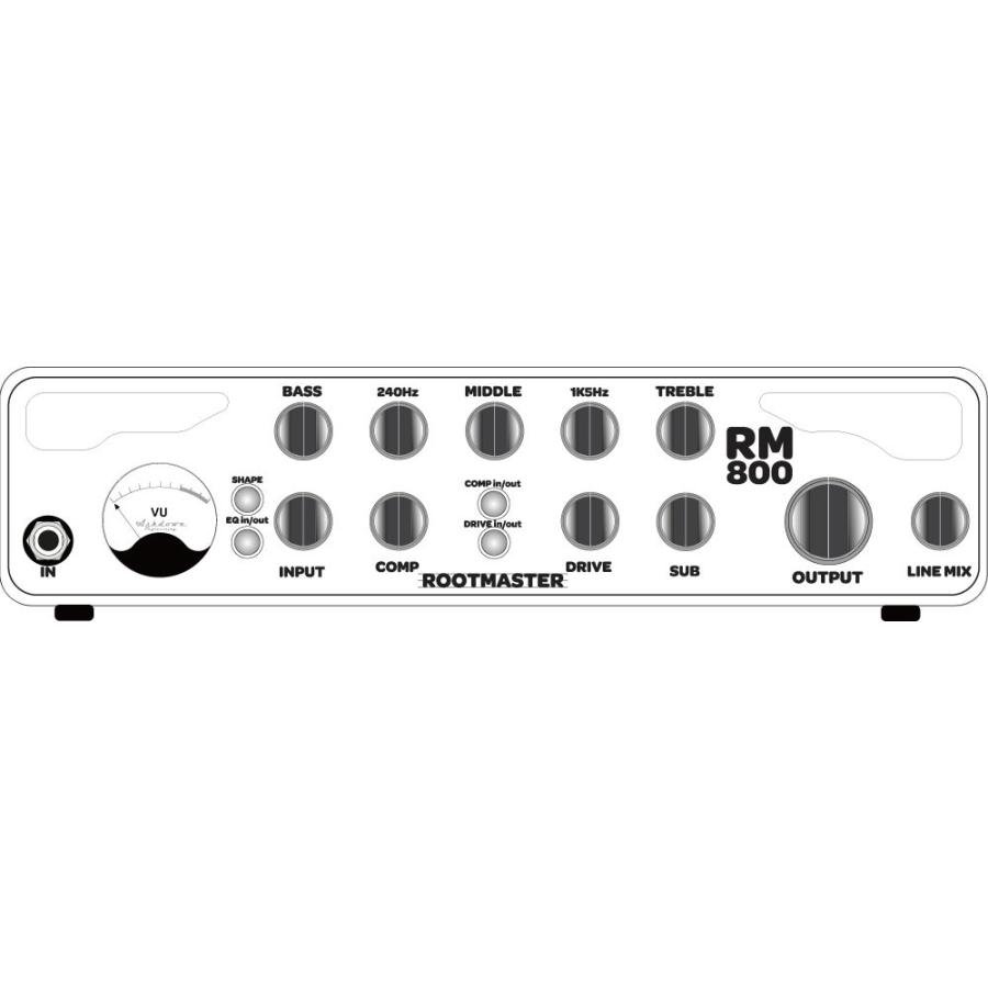 Ashdown Rootmaster RM800 ベース用アンプヘッド | 650W 《アンプ