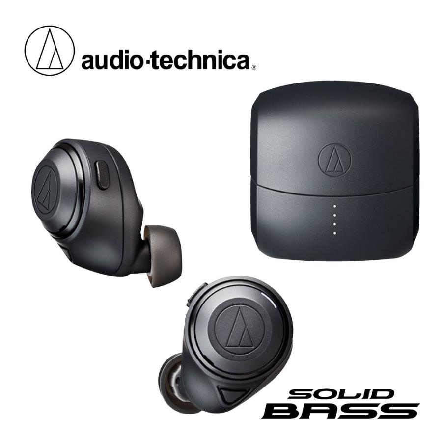 国外直営店 audio-technica ATH-CKS50TW -BK- │ ワイヤレスイヤホン