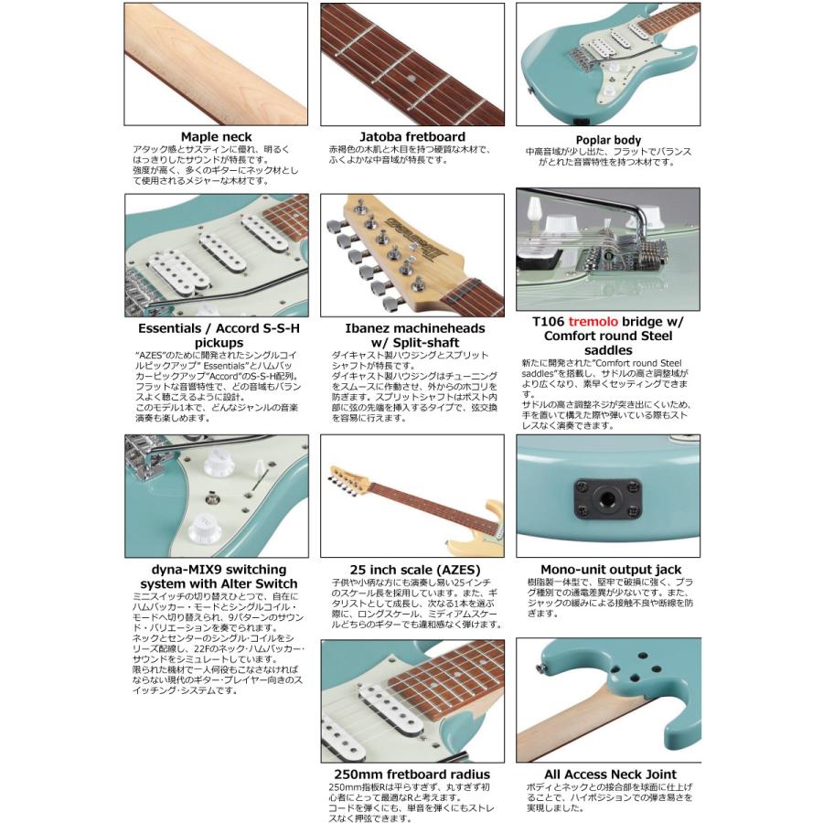 Ibanez（アイバニーズ） Ibanez AZ Essentials series AZES40 -BK